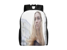 Mochila Florence Pugh T448 Para Escola E Trabalho, Leve E Impermeável, Mochila Elegante Para Estudantes E Adultos N448