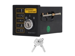 CONTROLADOR DE MOTOR DE GERADOR YURU com luzes indicadoras LED e módulo de arranque para Genset Dc9‑33v Ac15‑305v