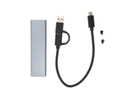 Carcasa para disco duro M.2 NVMe PCIe a USB 3.1 10 Gbps con disipación de calor para SSD 2230/2242/2260/2280 | S/MARCA