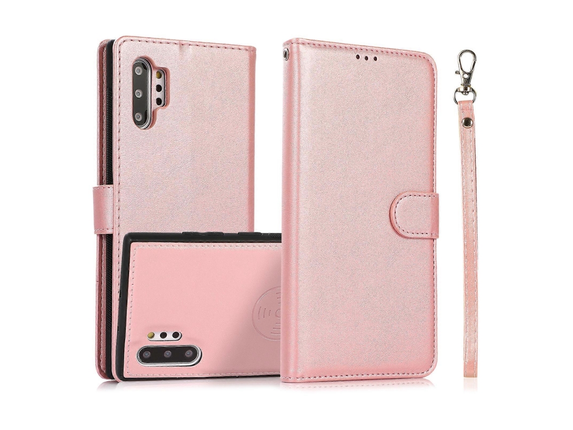 Capa De Couro Com Textura De Bezerro Para Samsung Galaxy Note10