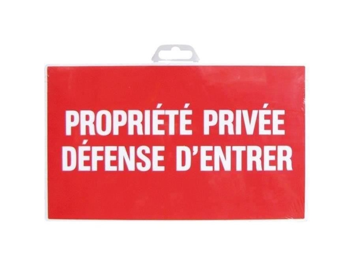 Placa De Propriedade Privada Proibição De Invasão 330x200 Mm Novap