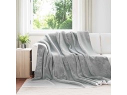Vidaxl Manta Cinzento 240 X 270 Cm 3.17 Kg Lã
