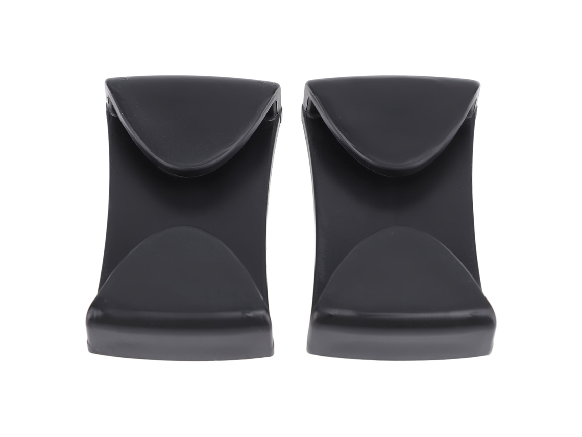 2pcs Grampos De Óculos De Esqui Para Capacete Fácil Instalação Fixador Inverno Esportes Preto