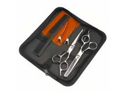 Kit De Tesoura De Corte Cabelo, 7pcs Ferramenta Profissional Para Corte E Aparar Cabelos Com Precisão Cuich