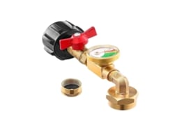 Adaptador De Cotovelo Para Recarga De Propano Qcc1 Com Medidor De Nível De Propano, Adaptador De Recarga De Propano De 90 Graus Com O Hengjian