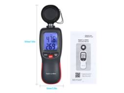 Luxímetro Digital Portátil LCD 0 200000 Lux Medidor de Luz com Max/min e Data Hold | S/MARCA