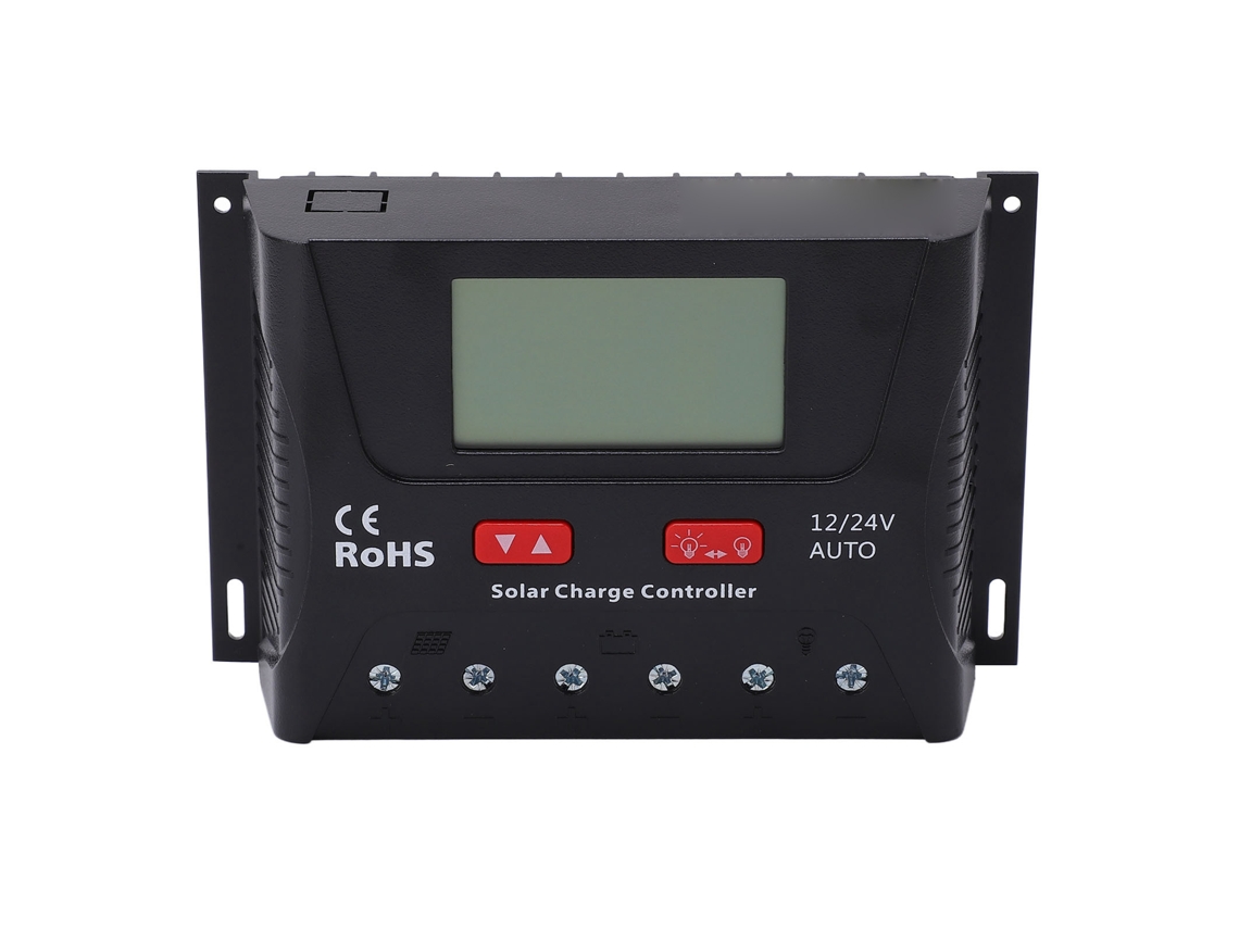 Controlador De Carga Solar Pwm 30a 12v 24v Com Usb