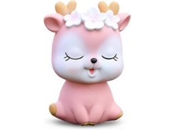 Cofrinho Em Formato De Porquinho Para Meninas, Com Desenho Cervo Fofo, Grande Adultos, Plástico Inquebrável, O Melhor Presente Ani Aquaforge