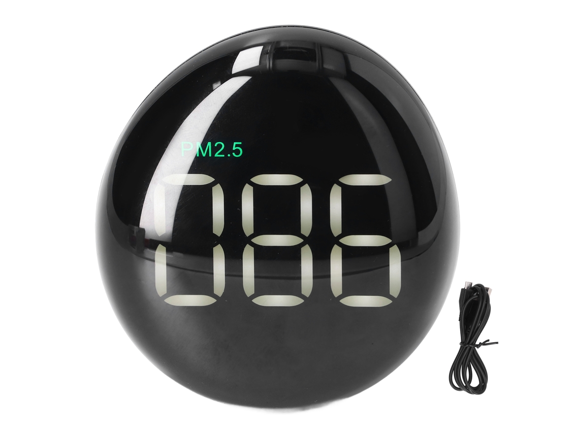 Detector De Gás Portátil Laxiscreed Para Ambientes Domésticos, Mede Pm2.5 E Gases Com Facilmente
