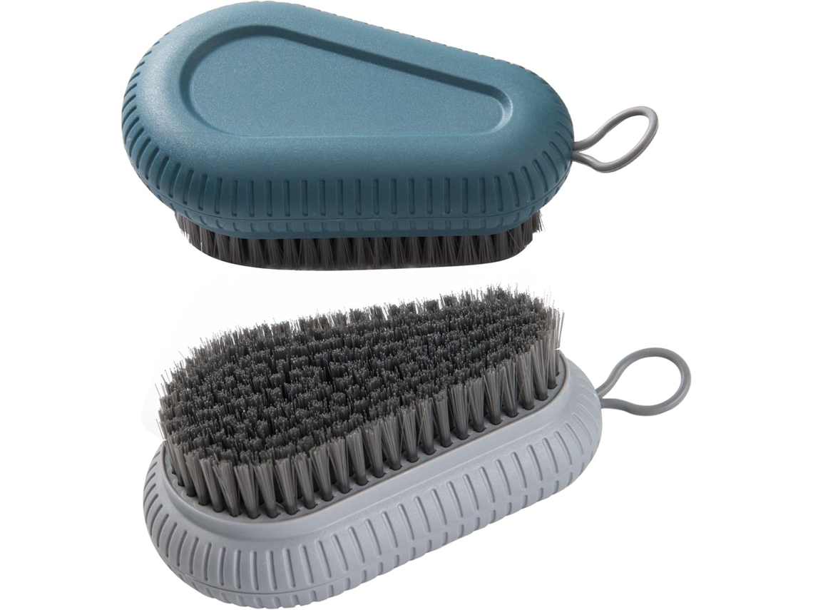 Conjunto Com 2 Escovas Para Limpeza De Unhas E Mãos