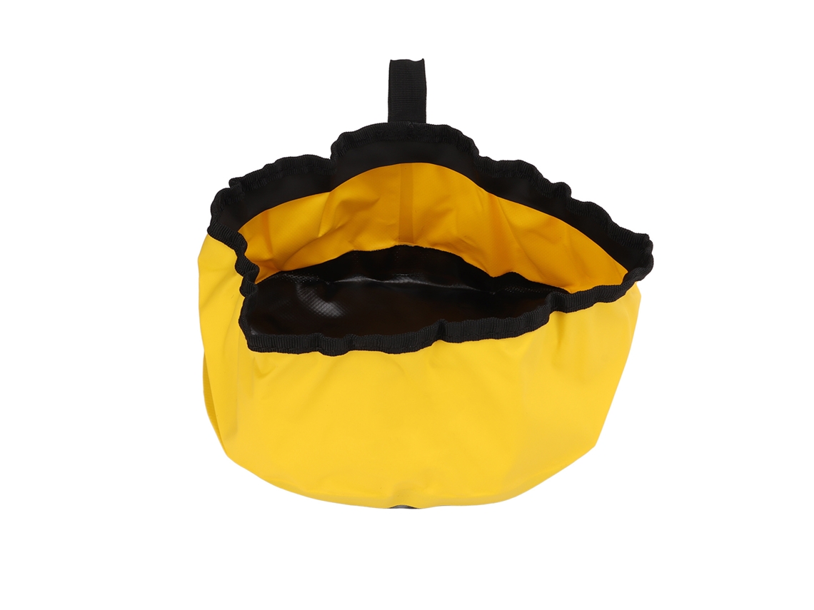 Balde Dobrável Com Alça, Recipiente De Água Leve E Dobrável, Lavatório De Pvc Grosso Para Camping, Caminhadas, Pesca, Amarelo, 5l Aquaforge