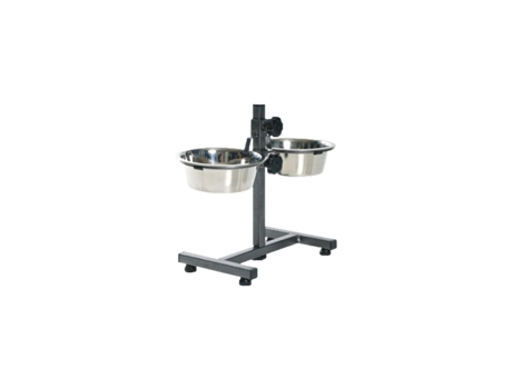 PortugalPet Comedouro Regulável Duplo 2.8L