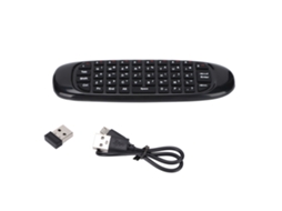 Aetheria teclado Mouse Sem Fio 2.4g Portátil 3 em 1 com Controle Remoto Omnidirecional e Modo de Suspensão Automática