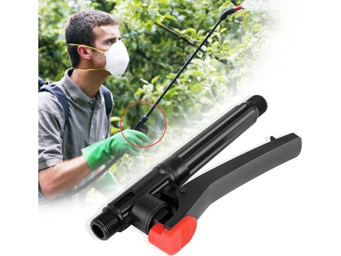 Bico De Jardim 40psi-100psi - Garrafa De Jardim - Jardim - Irrigação - Plástico - Preto/vermelho - 190mm Comprimento - Bico