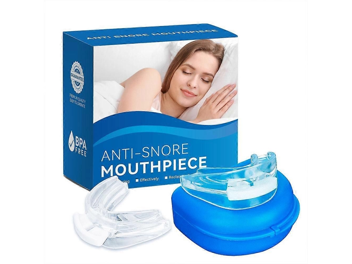 Protetor Bucal Antironco Snorestop, Branco, com Encaixe Confortável, Dispositivo Portátil para Auxiliar no Sono, Seguro e Livre de Bpa. TAISHENGDA