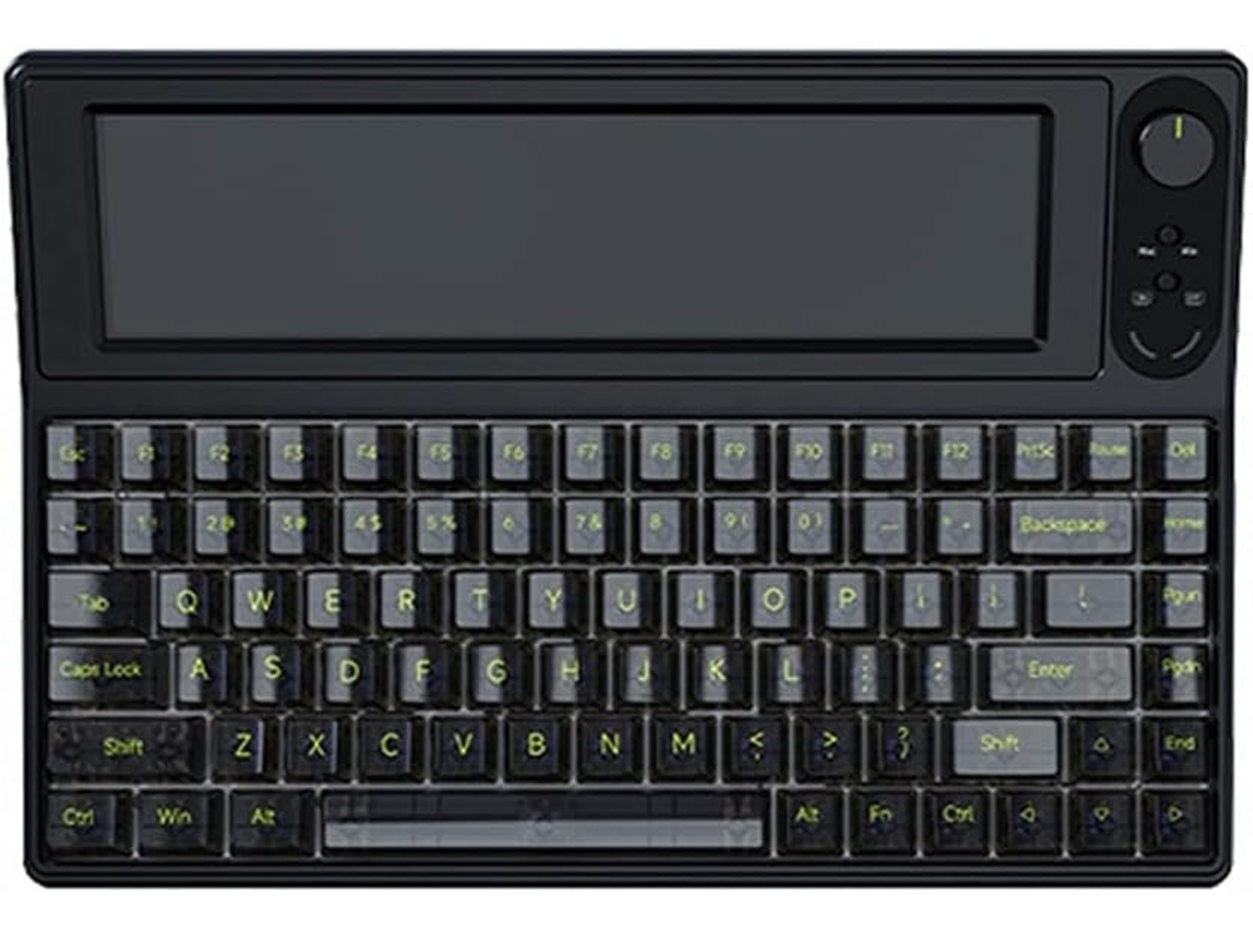 Teclado Mecânico Akp846 Smart Display com Tela Colorida de 10,1 Polegadas, Estrutura SFUSHOS