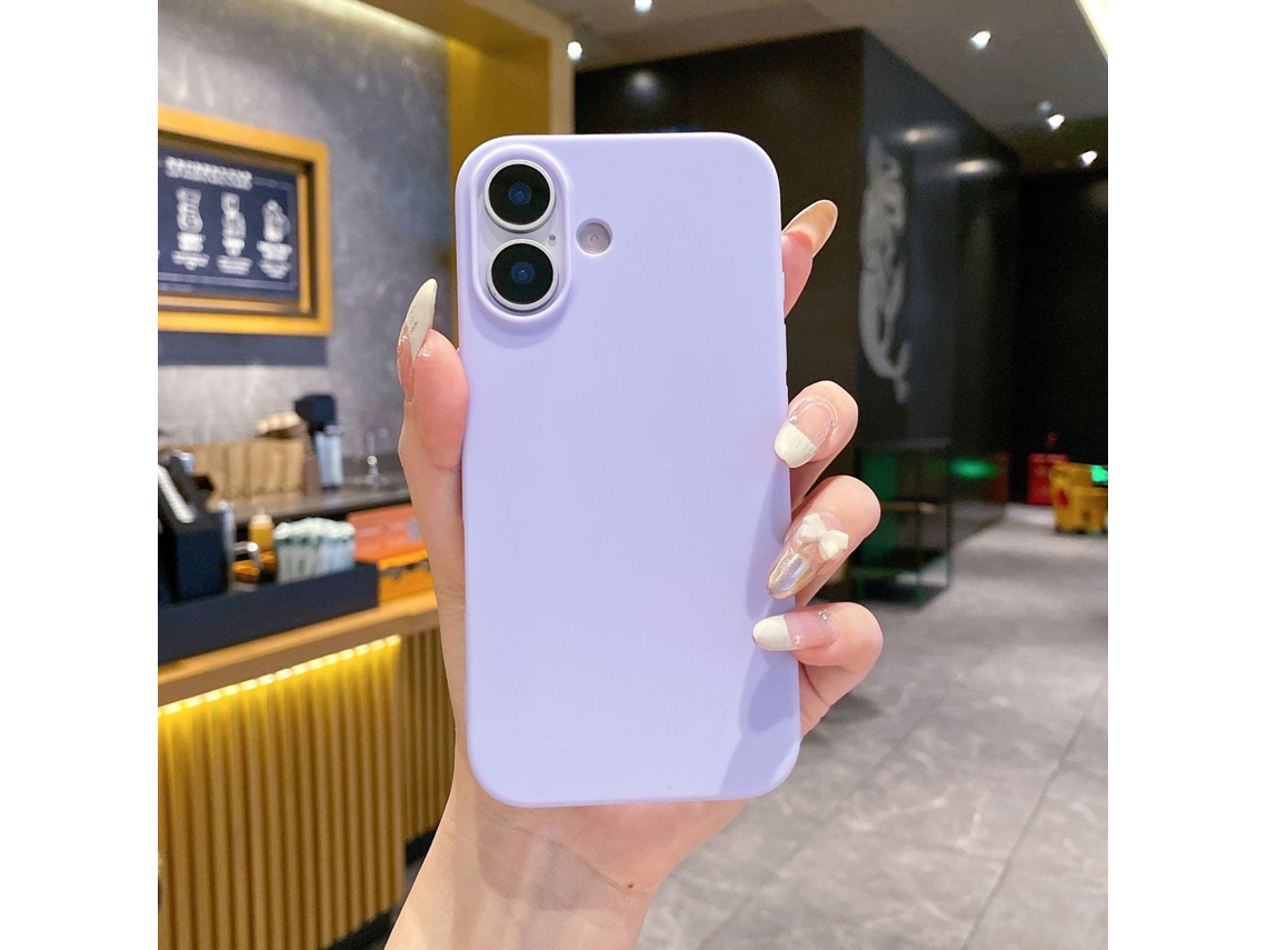 2 Capas Para Iphone 17 Pro, Cor Roxa, Foscas, Macias E Resistentes A Quedas.