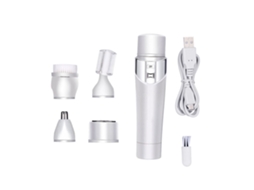 5 Em 1 Remoção De Cabelo Instantâneo Para Mulheres Mini Barbear Elétrico Usb Conjunto De Cortadores