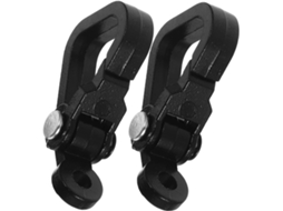 Toddmomy Crochet De Guidon Para Casque De Moto Et Trottinette Électrique En Alliage D ' Aluminium Noir