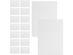 Pastas De Papelão Branco Para Armazenamento 250g 210x290mm 100 Unidades– Inserções Antirrugas Camisetas E