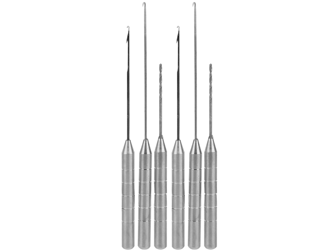 Kit de Ferramentas de Pesca com Agulha de Isca Inox 2 Conjuntos