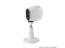 Suporte de segurança ajustável em plástico para uso interno e externo, para câmeras Arlo/Arlo Pro, compatível com paredes, mesas e tetos.