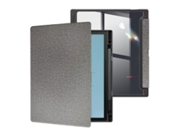Capa Panoona Para Onyx Boox Note Air4 C, 10,3 Polegadas (modelo 2024), Ultrafina E Leve, Em Pele Texturada , Cinza