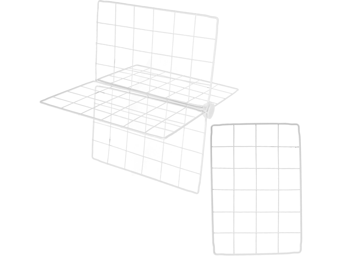 Divisória Ajustável De Ferro Para Geladeira, Organizador De Freezer Em Tela Metálica 41x42 A 56x32 Cm, Ideal Para