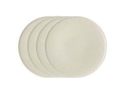 Conjunto de Pizza Piatti Da 4 Pz. Arthur Krupp Eclipse Bianchi
