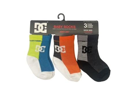 Meias Para Bebê Dc Stripe Crew Conforto E Estilo Para Os Pequenos