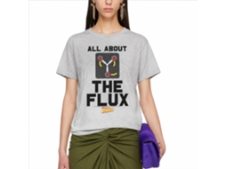 Rockinstone Back To The Future Movie All About Flux Heather Gray Adult T-shirt Size:m