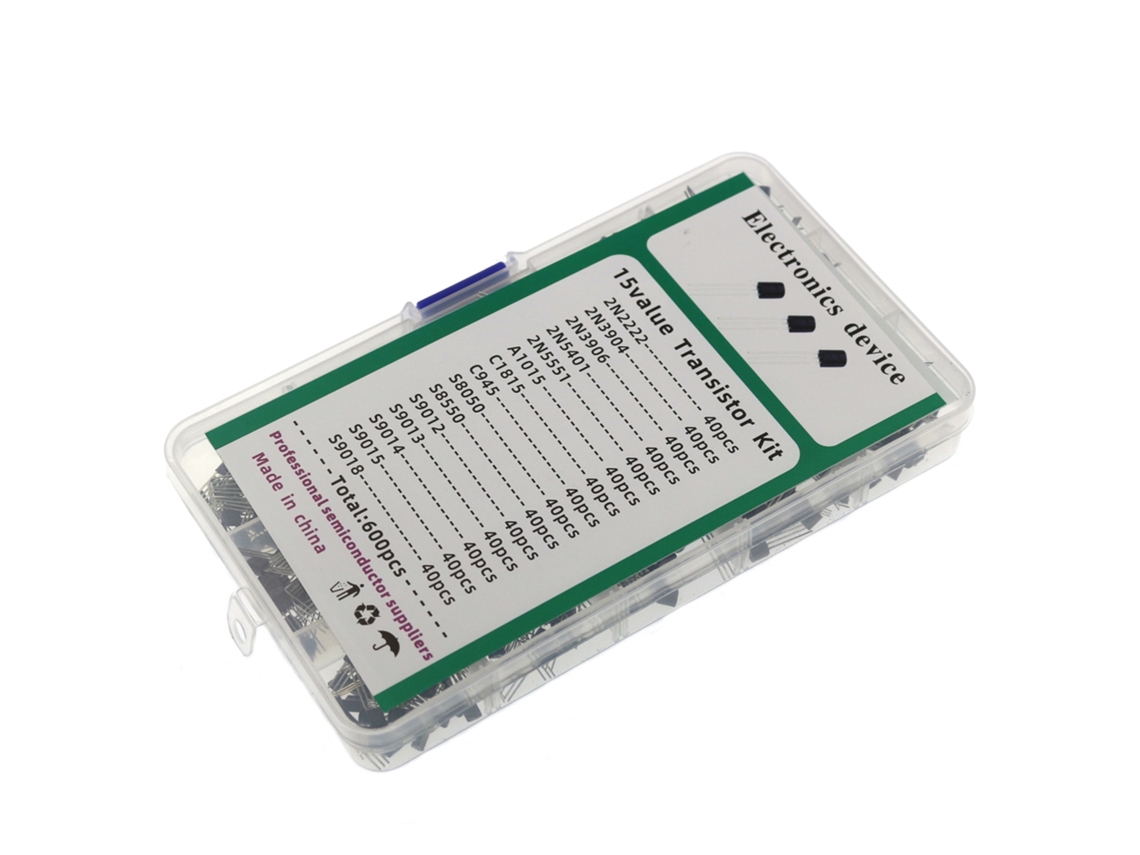 Kit De Transistores Laxiscreed Com 92 Componentes E 15 Modelos Em Caixa Portátil