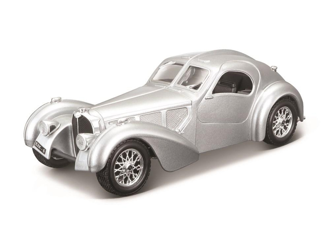 Carro Bugatti Atlantic 1/24 Prateado