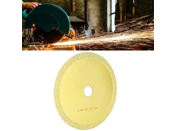 Disco de serra diamantado para corte e desbaste de chapas de bronzeamento em ferro fundido, fibra de vidro e mármore (150 x 22,23 x 10 mm).