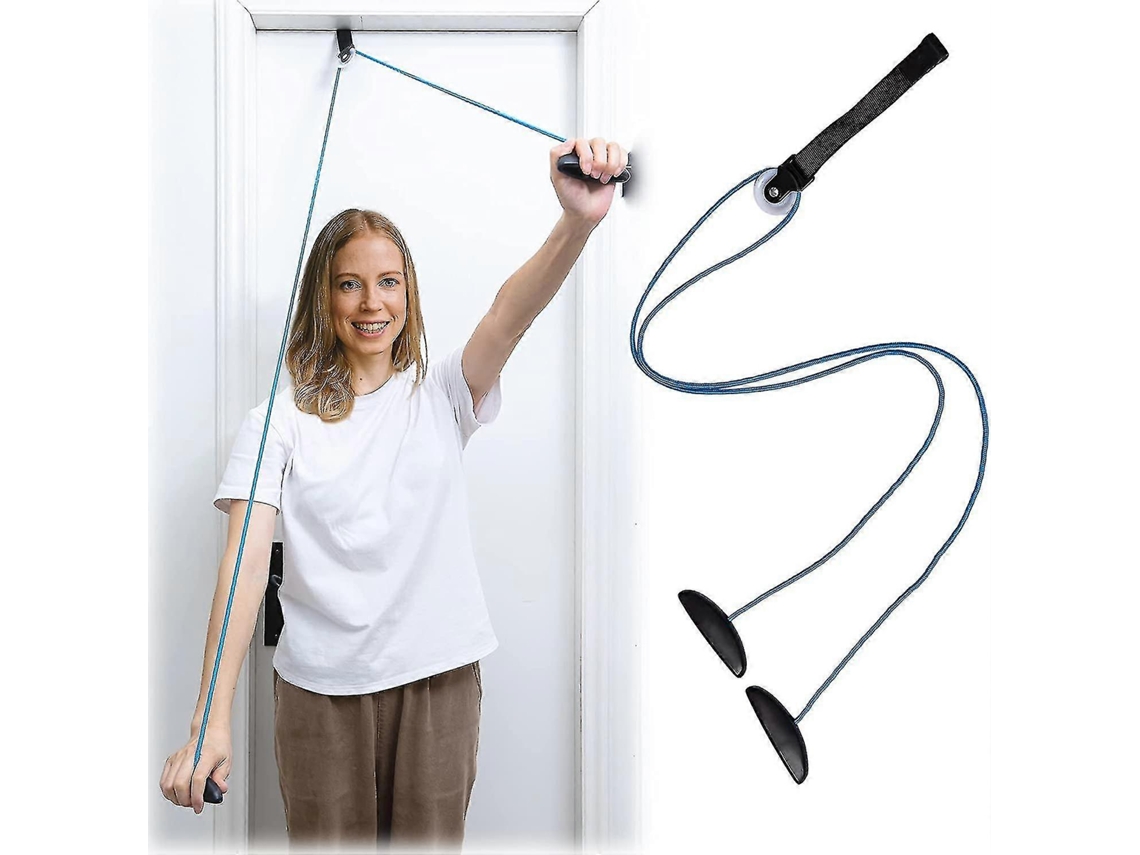 Rebe-sistema De Fisioterapia Com Polia Para Ombros, Exercício Manual Para Aliviar Dor E Restaurar Mobilidade, Sem Montagem Necessária Azul