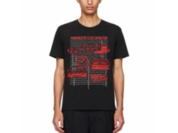 Rockinstone Back To The Future Movie Blueprints Black Adult T-shirt Size:xl