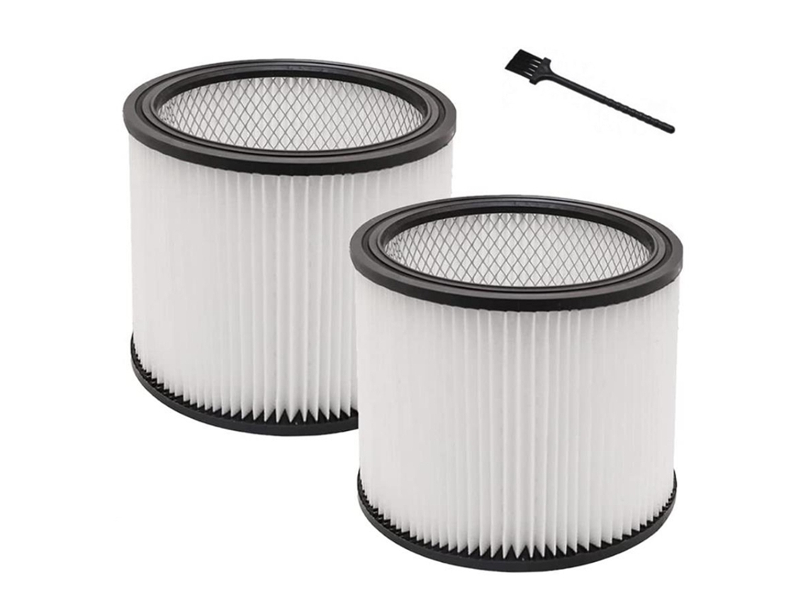 2 peças filtros de vácuo seco molhado para shop-vac 90304 90333 90350 aspiradores filtro de substituição de cartucho 5 galões e acima