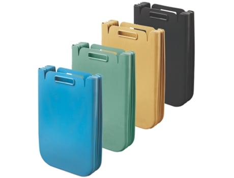 Conjunto de Caixotes Do Lixo Multiuso Dobráveis GUZZINI de 4X25L 45X30 Cm
