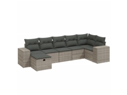 Garden Sofa Set, Garden Sofa Sets Vidaxl Cinzeto Rattan / Vime (n/a)
