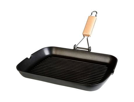 Grelhador WECOOK (34 x 24 cm - Alumínio Fundido - Preto)