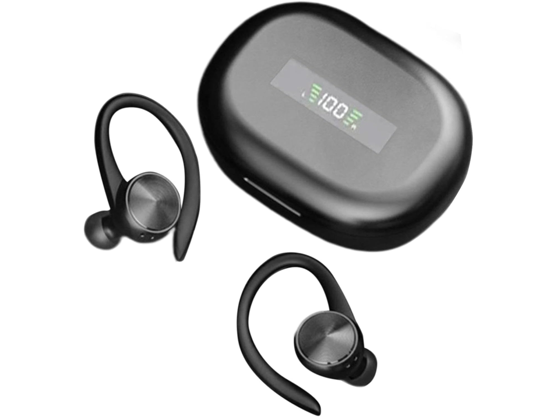 Fones De Ouvido Intra Auriculares Sem Fio Com Cancelamento Ruído Integrado