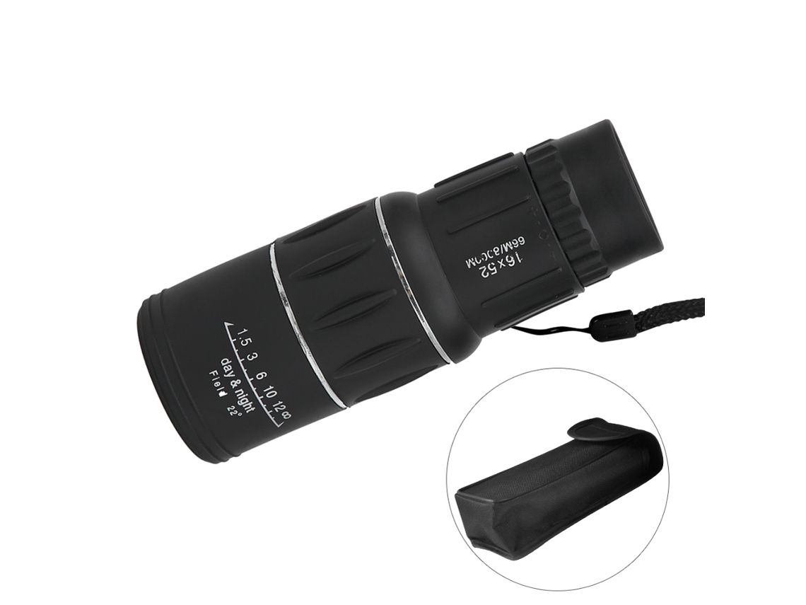 Monocular 16x52 Hd para Viagem Caça Camping Hiking