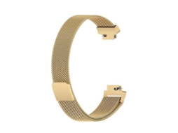 Lurelia Pulseira, Compatível Com Fitbit Inspire 2 Milanese Watch Band Gold