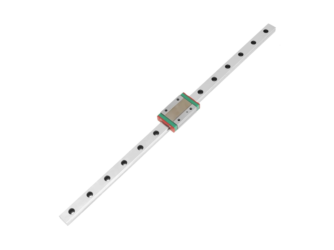 Guia De Trilho Linear Haofy Small Mgn12h Peça Única, Bloco Deslizante De 350mm Comprimento E 12mm Largura Para Movimento
