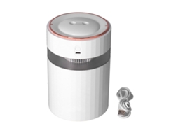 Umidificador De Mesa Portátil De Grande Capacidade 900ml Silencioso Com Luz Noturna Branco