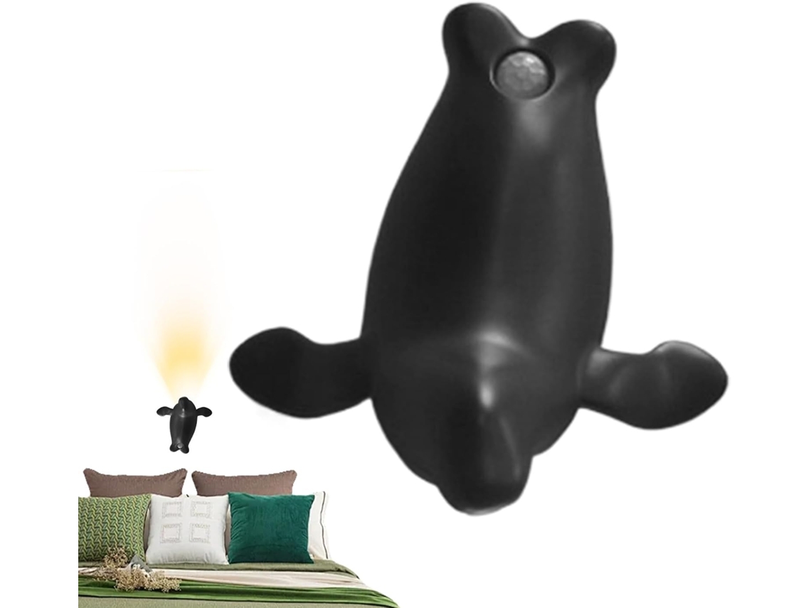 Luminária Noturna Com Sensor De Movimento Em Formato Foca Para