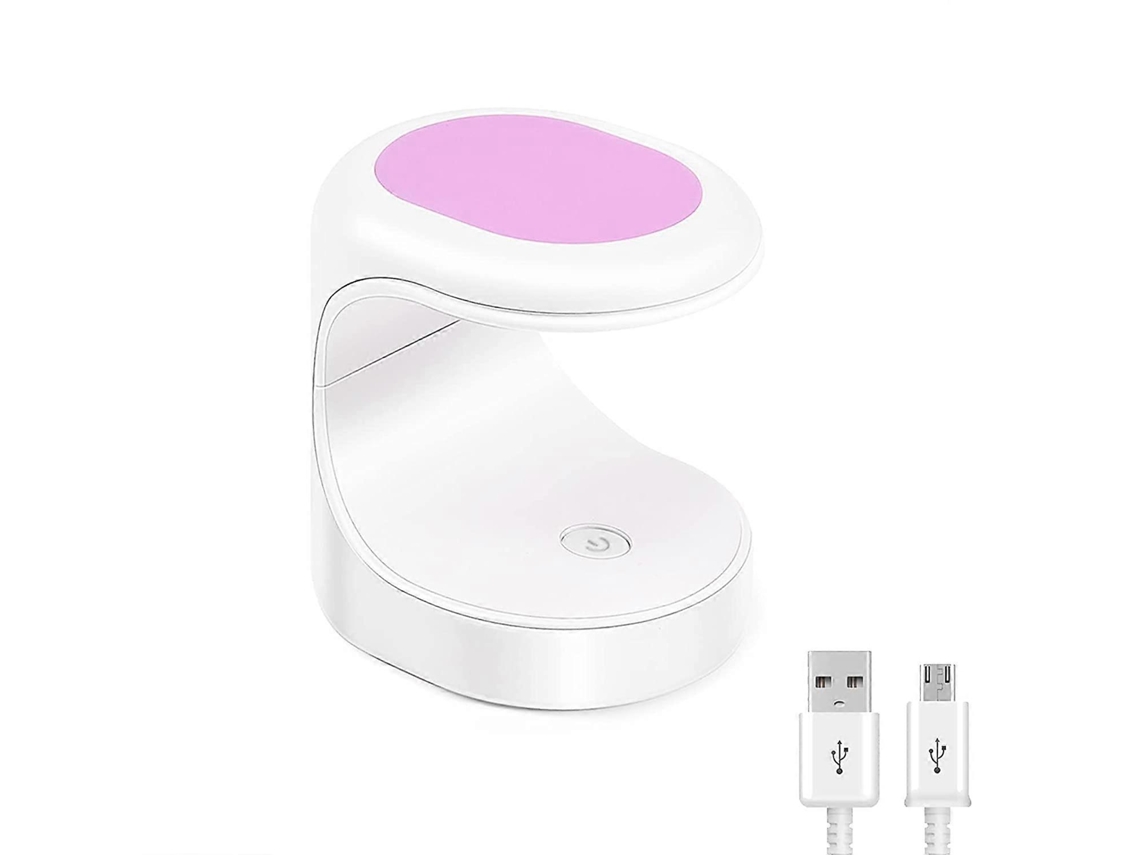 Mini Secador De Unhas Uv 9w Portátil Usb Secador De Unhas 60s Secagem Rápida Para Esmalte Em Gel Roxo Ly Ebike