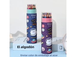 Conjunto de Lápis de Cor Pré apontados , Cores Vibrantes e Suaves, de Longa Duração e Resistentes Ao Desbotamento. MDUG (24 Cores)