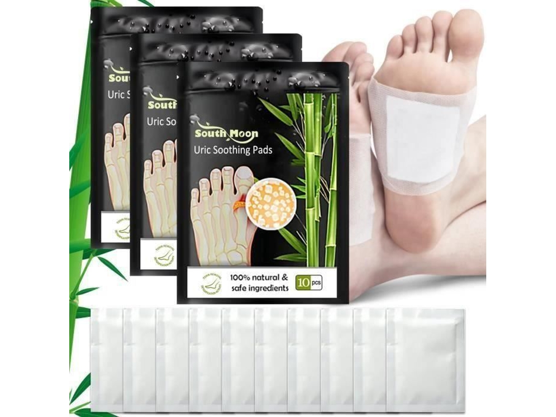 Patches Detox Pés Perda De Peso, Lote De 30 Patches Detox Para Pés, Pó De Gengibre 100 Natural, Desintoxicar O Corpo