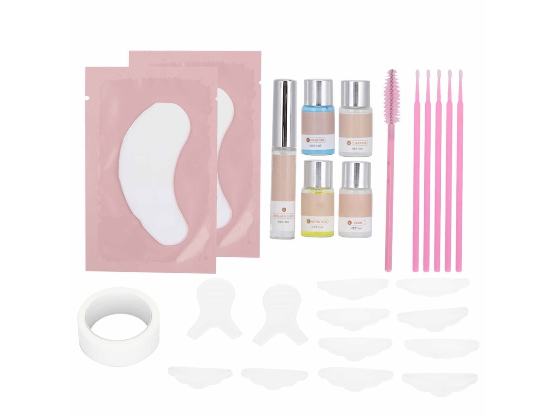 Kit De Elevacao De Cilios Semi Permanente Profissional Para Alongamento E Curvatura De Cilios Femininos